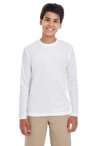 UltraClub 8622Y - Youth Cool & Dry Performance Long-Sleeve Top
