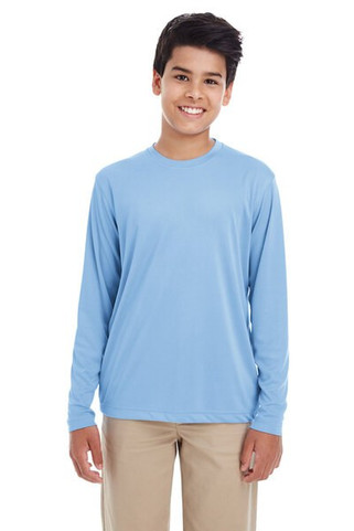 UltraClub 8622Y - Youth Cool & Dry Performance Long-Sleeve Top