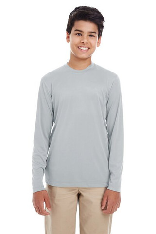 UltraClub 8622Y - Youth Cool & Dry Performance Long-Sleeve Top