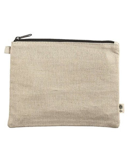 econscious EC8402 - Eco-Friendly Hemp and Cotton Zipper Pouch