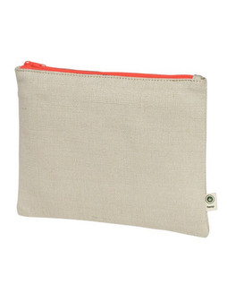 econscious EC8402 - Eco-Friendly Hemp and Cotton Zipper Pouch
