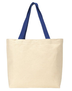 Gemline 220 - Bolsa de Algodón con Asas de Colores