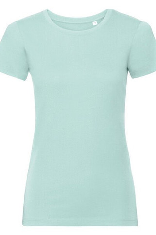Russell R-108F-0 - Womens Organic Cotton Tee with Contemporary Fit