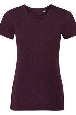 Russell R-108F-0 - Womens Organic Cotton Tee with Contemporary Fit