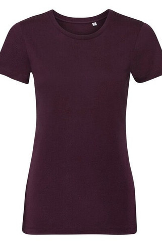 Russell R-108F-0 - Womens Organic Cotton Tee with Contemporary Fit