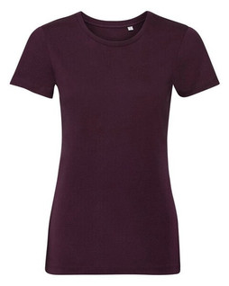 Russell R-108F-0 - Womens Organic Cotton Tee with Contemporary Fit
