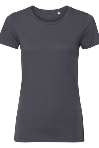 Russell R-108F-0 - Womens Organic Cotton Tee with Contemporary Fit