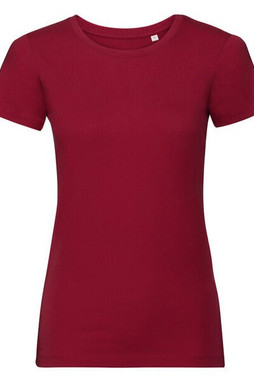 Russell R-108F-0 - Womens Organic Cotton Tee with Contemporary Fit