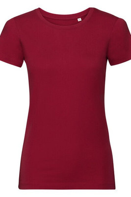 Russell R-108F-0 - Women's Organic Cotton Tee with Contemporary Fit