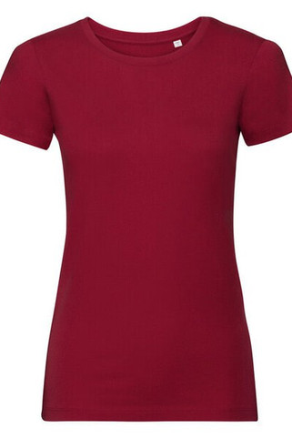 Russell R-108F-0 - Womens Organic Cotton Tee with Contemporary Fit