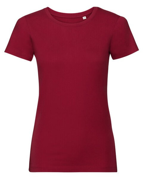 Russell R-108F-0 - Women's Organic Cotton Tee with Contemporary Fit