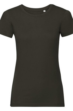 Russell R-108F-0 - Womens Organic Cotton Tee with Contemporary Fit