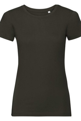 Russell R-108F-0 - Women's Organic Cotton Tee with Contemporary Fit