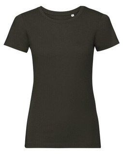 Russell R-108F-0 - Womens Organic Cotton Tee with Contemporary Fit