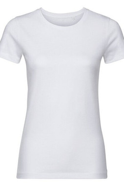 Russell R-108F-0 - Womens Organic Cotton Tee with Contemporary Fit