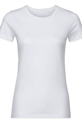 Russell R-108F-0 - Women's Organic Cotton Tee with Contemporary Fit