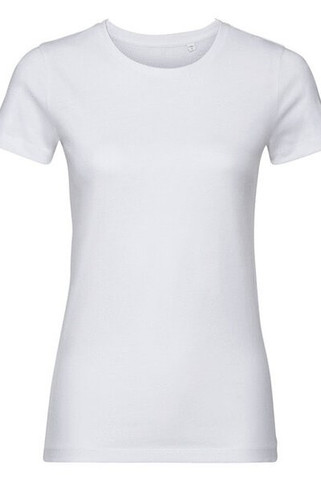 Russell R-108F-0 - Womens Organic Cotton Tee with Contemporary Fit