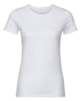 Russell R-108F-0 - Women's Organic Cotton Tee with Contemporary Fit