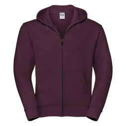 Russell R266M - Premium Mens Full Zip Fleece Hooded Sweatshirt