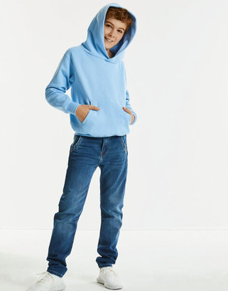 Russell R575B - Durable Kids Hooded Sweatshirt for School & Sports
