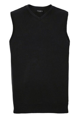 Russell R716M - Classic Fit CottonBlend V-Neck Sleeveless Pullover