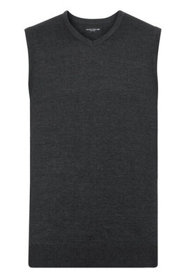 Russell R716M - Classic Fit CottonBlend V-Neck Sleeveless Pullover