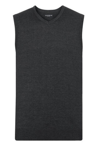 Russell R716M - Classic Fit CottonBlend V-Neck Sleeveless Pullover