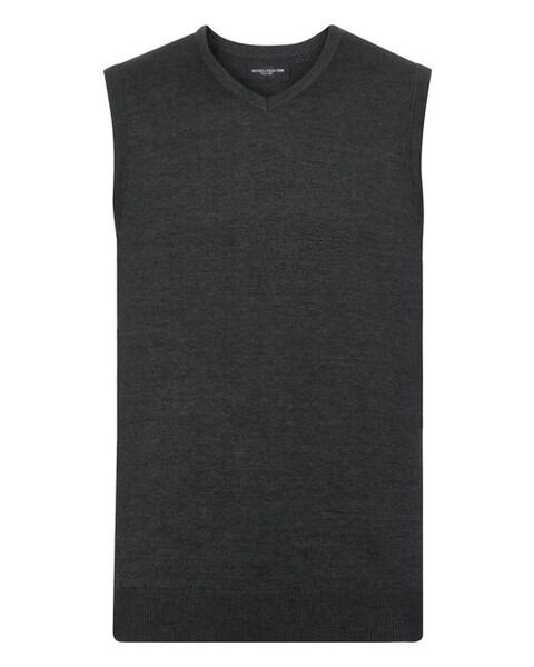 Russell R716M - Classic Fit CottonBlend V-Neck Sleeveless Pullover