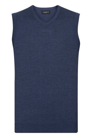 Russell R716M - Classic Fit CottonBlend V-Neck Sleeveless Pullover