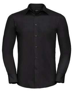 Russell R924M - Mens Easy Care Long Sleeve Poplin Dress Shirt