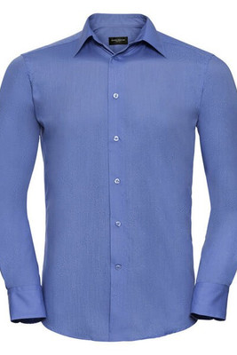 Russell R924M - Men's Easy Care Long Sleeve Poplin Dress Shirt