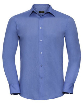 Russell R924M - Men's Easy Care Long Sleeve Poplin Dress Shirt