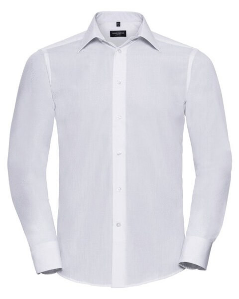 Russell R924M - Men's Easy Care Long Sleeve Poplin Dress Shirt