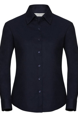 Russell R932F - Women's Tailored Long Sleeve Oxford Shirt