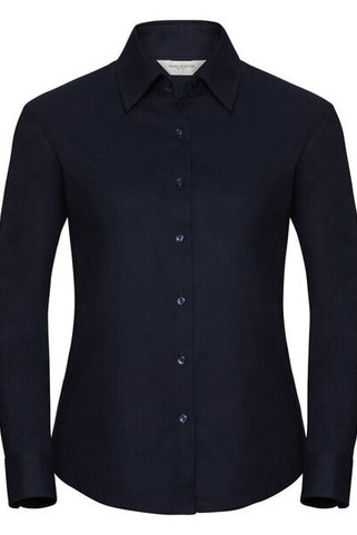 Russell R932F - Womens Tailored Long Sleeve Oxford Shirt