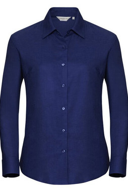 Russell R932F - Womens Tailored Long Sleeve Oxford Shirt