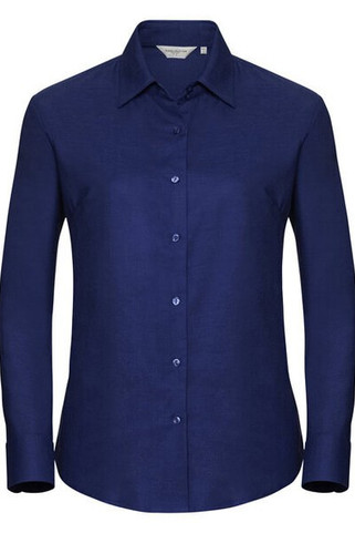 Russell R932F - Womens Tailored Long Sleeve Oxford Shirt
