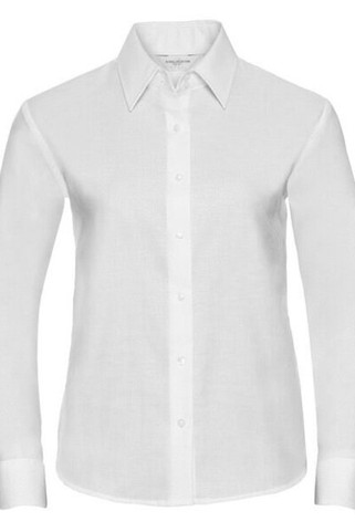 Russell R932F - Womens Tailored Long Sleeve Oxford Shirt