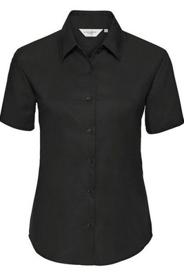 Russell R933F - Women's Tailored Short Sleeve Oxford Shirt