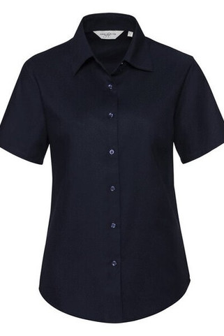 Russell R933F - Womens Tailored Short Sleeve Oxford Shirt
