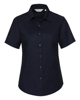 Russell R933F - Women's Tailored Short Sleeve Oxford Shirt
