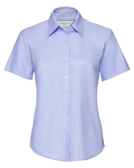 Russell R933F - Women's Tailored Short Sleeve Oxford Shirt