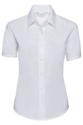 Russell R933F - Women's Tailored Short Sleeve Oxford Shirt