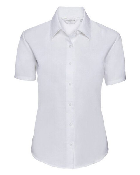 Russell R933F - Women's Tailored Short Sleeve Oxford Shirt