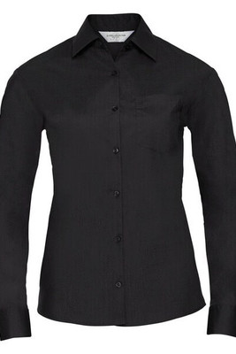 Russell R934F - Women's Easy Care Long Sleeve Poplin Shirt