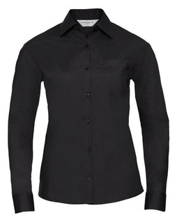 Russell R934F - Womens Easy Care Long Sleeve Poplin Shirt