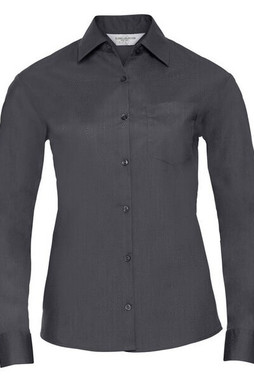 Russell R934F - Womens Easy Care Long Sleeve Poplin Shirt