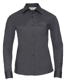 Russell R934F - Womens Easy Care Long Sleeve Poplin Shirt