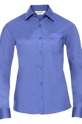 Russell R934F - Women's Easy Care Long Sleeve Poplin Shirt