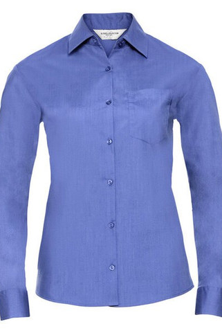 Russell R934F - Womens Easy Care Long Sleeve Poplin Shirt